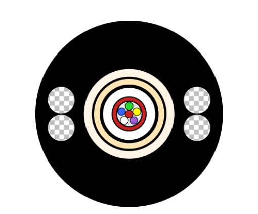 Câble optique extérieur conduite & aérien pour réseau d’accès de 6 fibres - Modulo 6