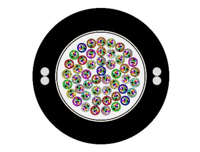 Câble optique extérieur conduite pour réseau d’accès de 432 fibres - Modulo 12